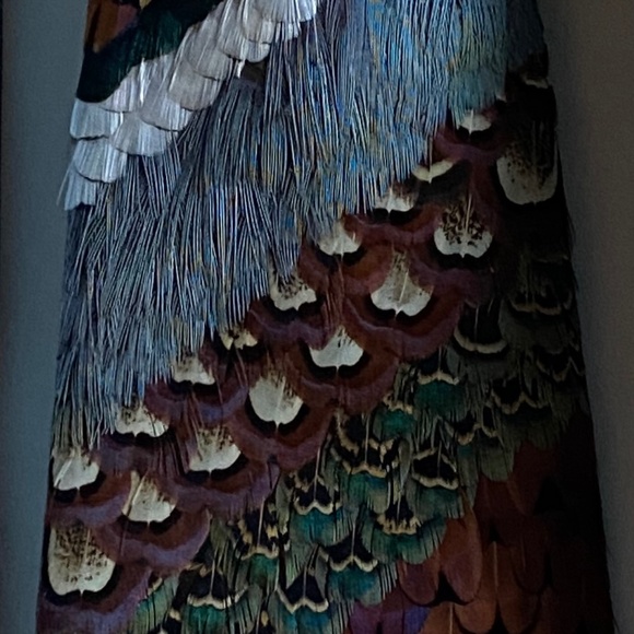 Vintage Pheasant Feather Neck Tie - Picture 3 of 5